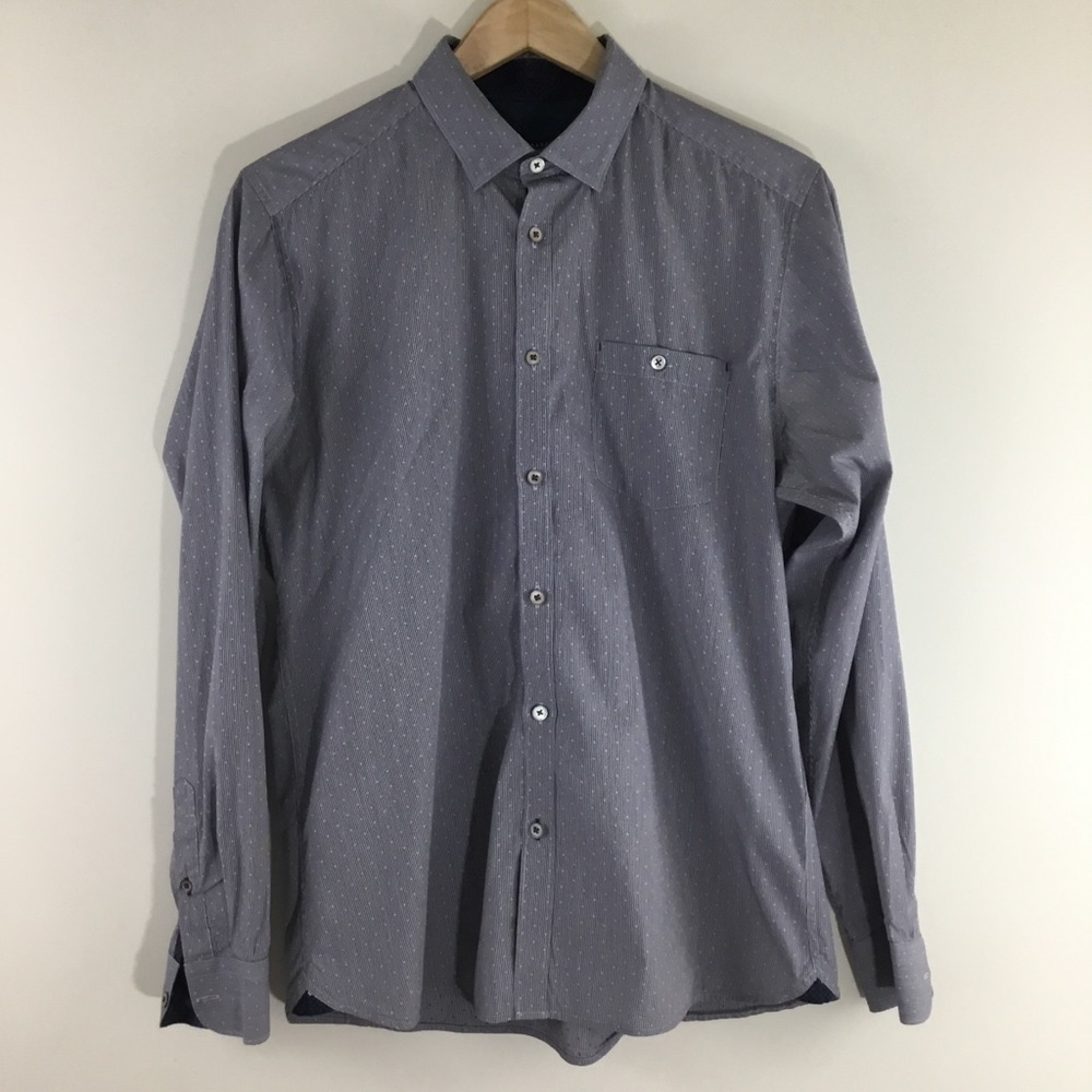 Ted Baker Men's Size 4/ L Long Button Down Shirt